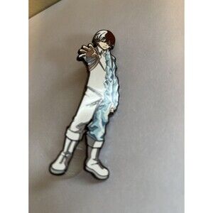 My Hero Academia Shoto Todoroki Collectible Metal FIGPIN Anime Figure Preowned